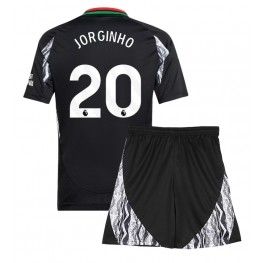 Arsenal Jorginho Frello #20 Uit tenue Kids 2024-25 Korte Mouw (+ Korte broeken)